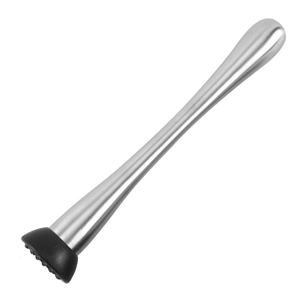 Stainless Steel  Tail Muddler Professional Bar Tools Pestle Fruit  Rusher-steel-41*41*223cm