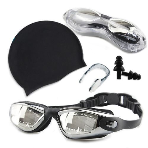 Swimming Waterproof Anti Fog Glasses Kit