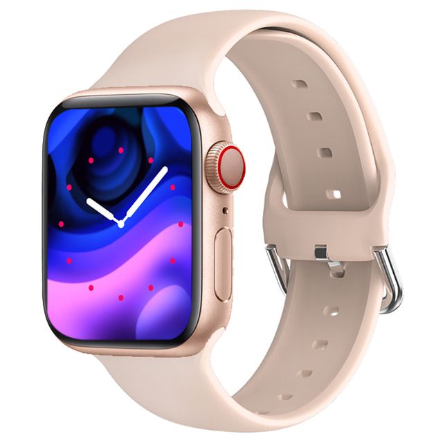14 T200 Pro Max Smart Watch Series 7 Bluetooth Call 44mm Blood Pressure Monitor Smartwatch Watchs For Apple Android(#T200 Pro Max Pink)