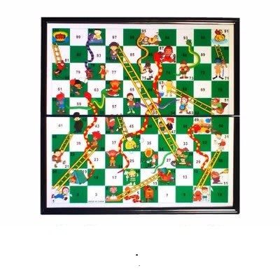 Magnetic Snake And Ladder Board Game With Two Extra Dice