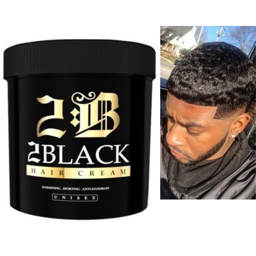 2 Black Darkening & Anti_Dandruff Unisex Hair Cream