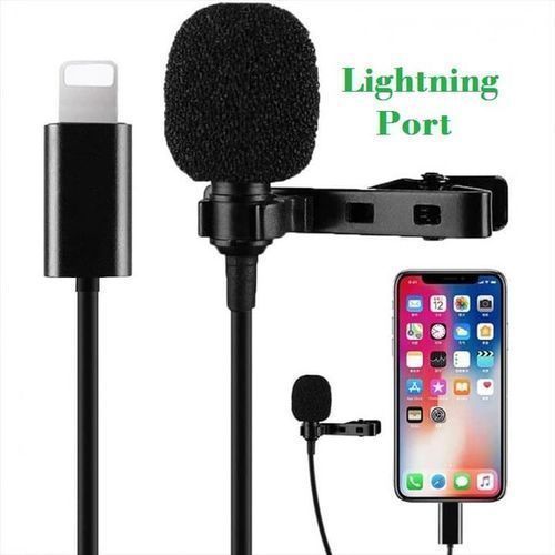 Tie Clip IPhone Lapel Lavalier Microphone