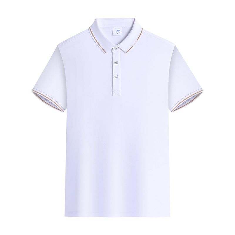 Men Regular Fit Knitted Polo T-Shirt - White