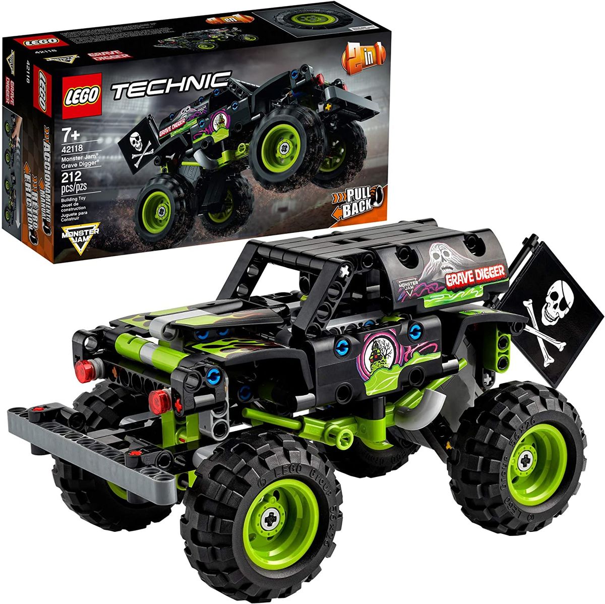 Technic Monster Jam Grave Digger 42118 Kit (212 Pieces)