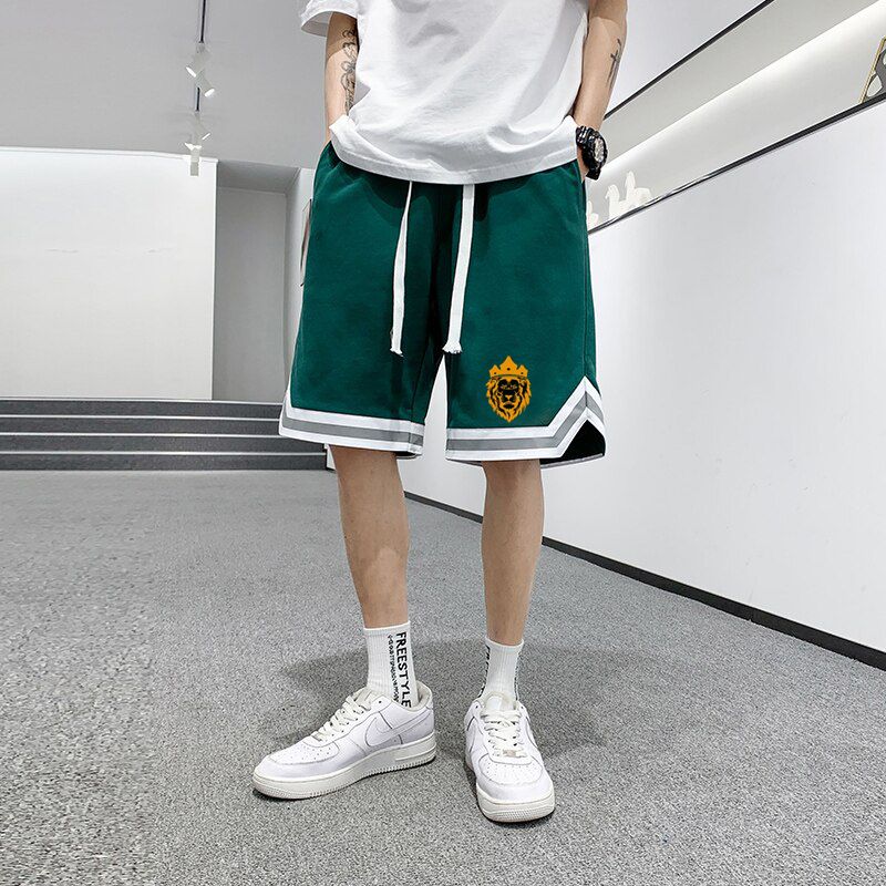 Kings-Kartel Green Stylish Shorts