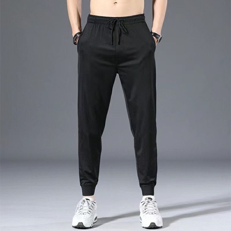 Black Joggers Trouser Causal Wear Net Patter