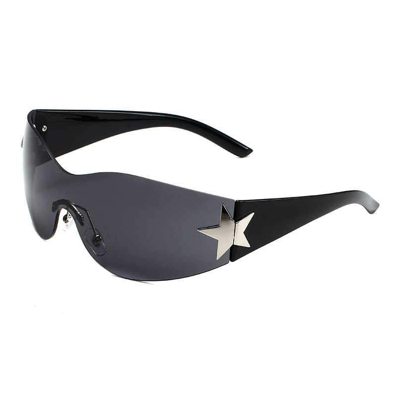 Y2k Men's And Women's One Piece Rimless Sunglasses