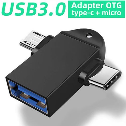 USB 3.0 To Type-C + Micro Adapter