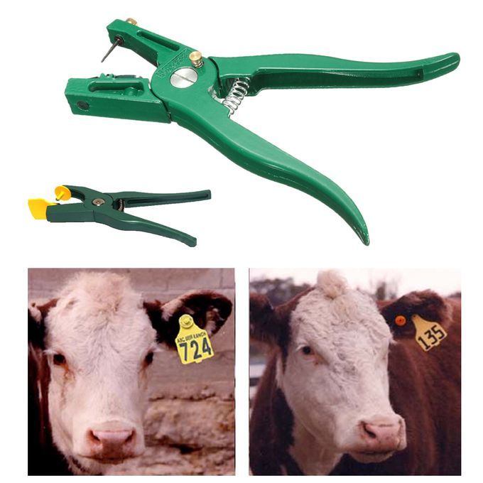 Animal Livestock Ear Tag Pliers Pig Cattle Goat Cow
