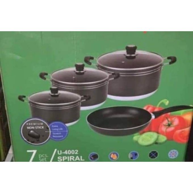 3pcs Non Stick Pot With Frying Pan Cookware Set
