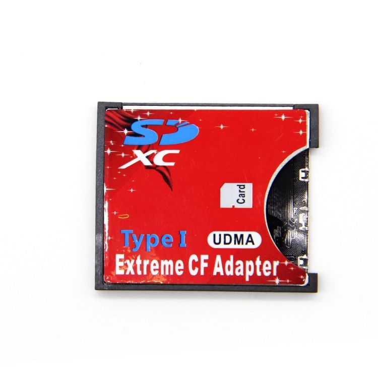 SD To CF Compact Flash Memory Card Adapter