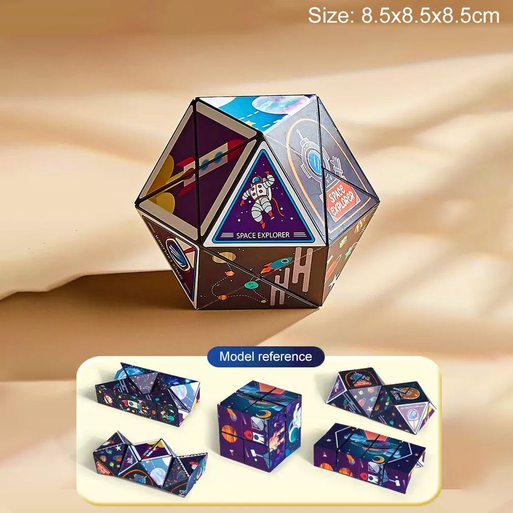 3D Magnetic Magic Kids Puzzle Cube Fidget Toys