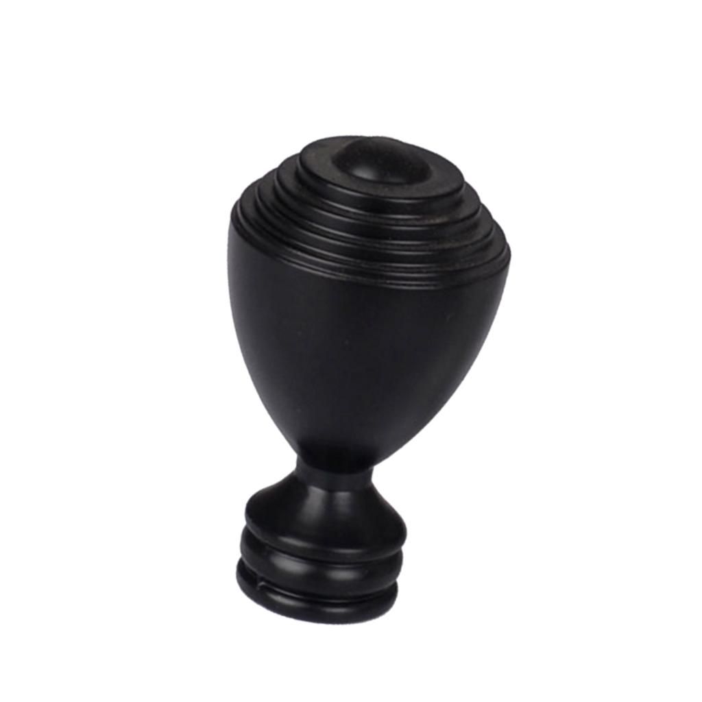 1Piece Alloy Curtain Decorative Pole/Rod Finials Ends Heads
