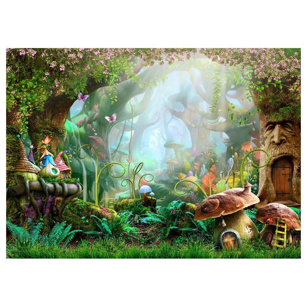 7x5ft Washable Fabric Photography Background Fairytale Dreamlike Life Background Photographical Backdrops for Photo Studios Kids