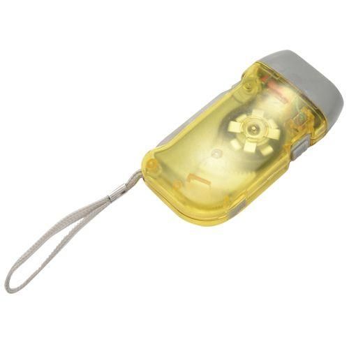 3 LED Dynamo Wind Up Flashlight Hand-pressing Crank NR No