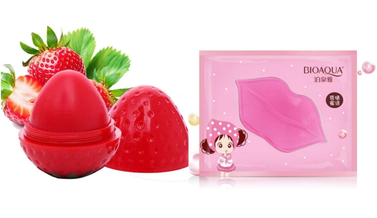 Strawberry Lip Balm/Lip Tint + Collagen Lip Mask