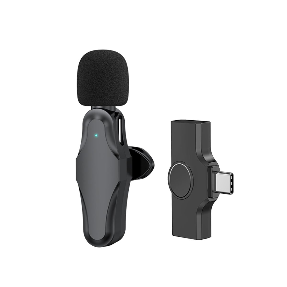 K10 Wireless Lapel Microphone Clip-on Mic Plug & Play