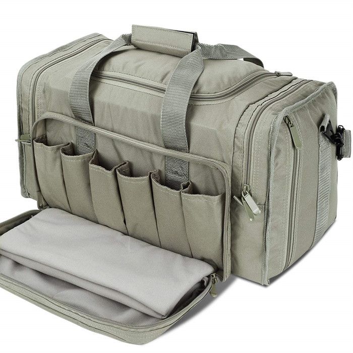Tactical Package Military Lockable Zipper Nylon Gray Color