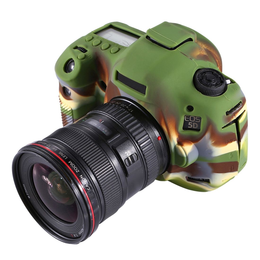 PULUZ Soft Silicone Protective Case For Canon EOS 5D Mark III / 5D3()