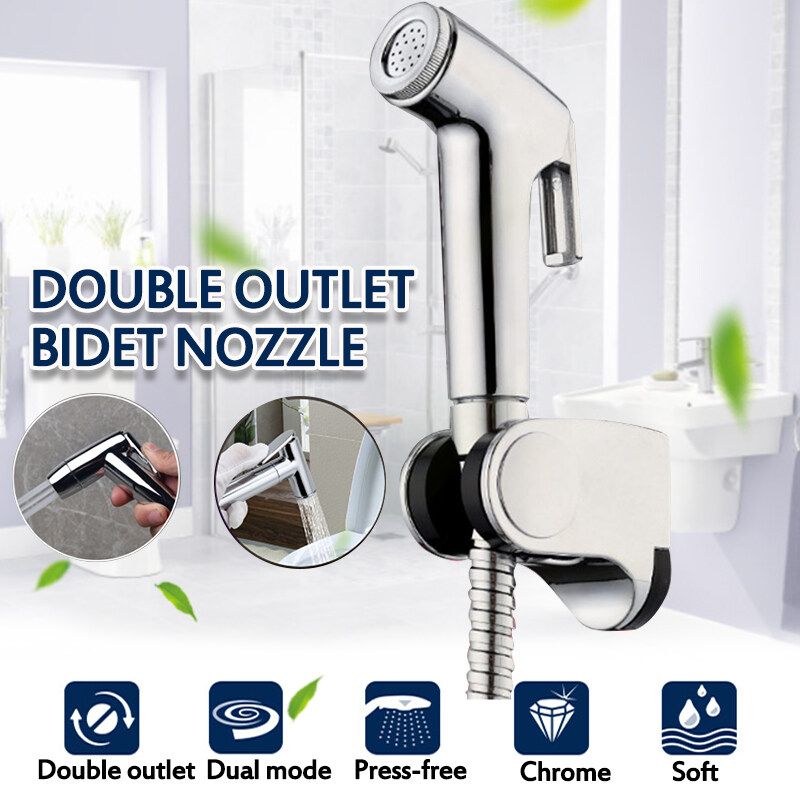 Handheld Switch Cleaning Bidet Nozzle Spray Shower Head Toilet Kitchen Flusher #3
