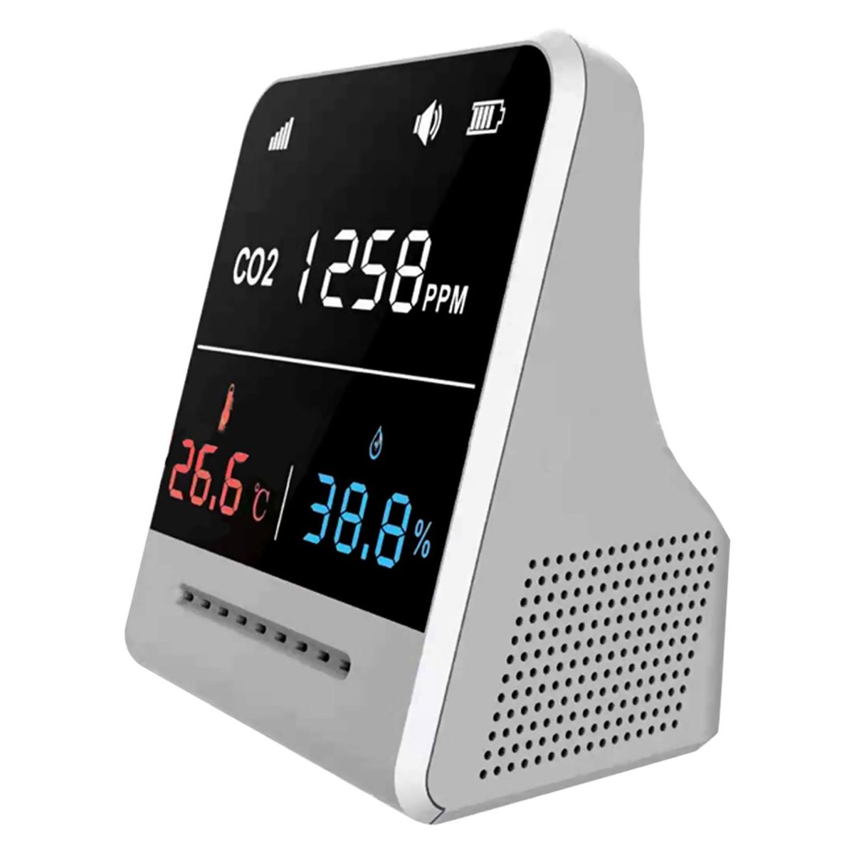 Air Quality Monitor Carbon Dioxide Meter Digital Thermometer Tester 3in1 for Test Temperature Humidity Carbon Dioxide