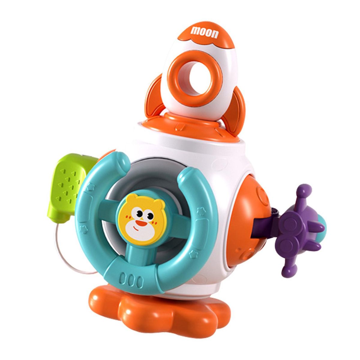 Busy Cube Cartoon Ball Busy Puzzle Hand Catch Ball Sensory Toy Educational Activity Cube for Baby Toddlers Busy Ball Toy with 6-side Balls Safe Educational Toy for Boys Girls