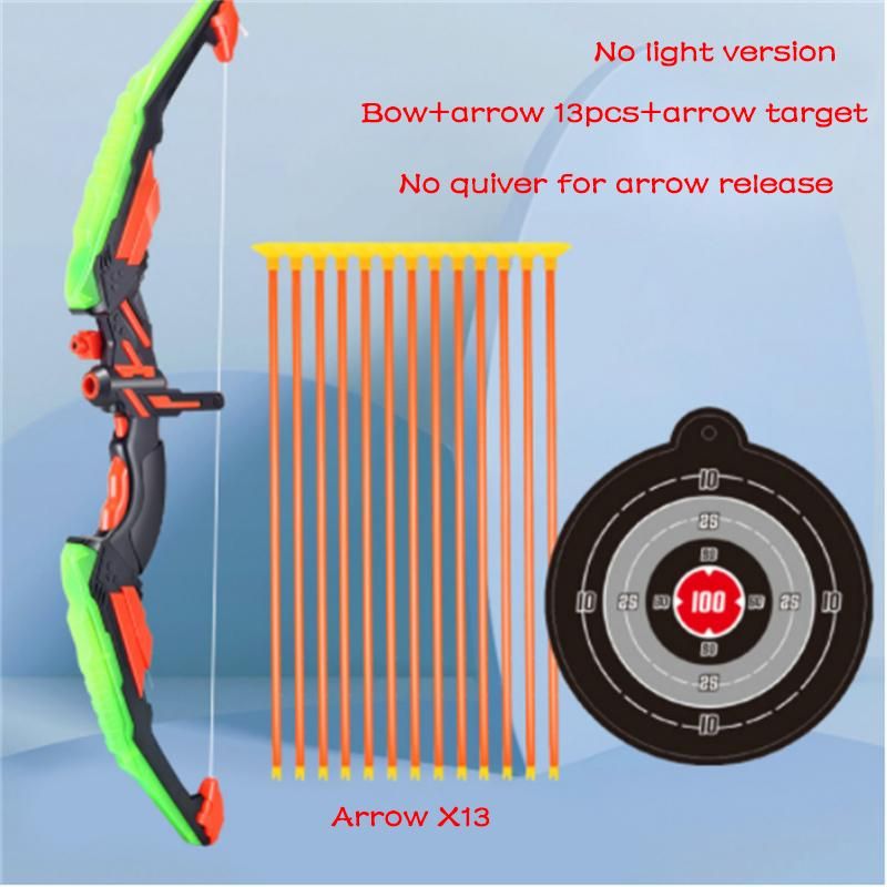 Arrow And Bow For Children Archery Toy Practice Recurve Bow Outdoor Sports Game Hunting Shooting Toy Boys Gift Bow Kit Set