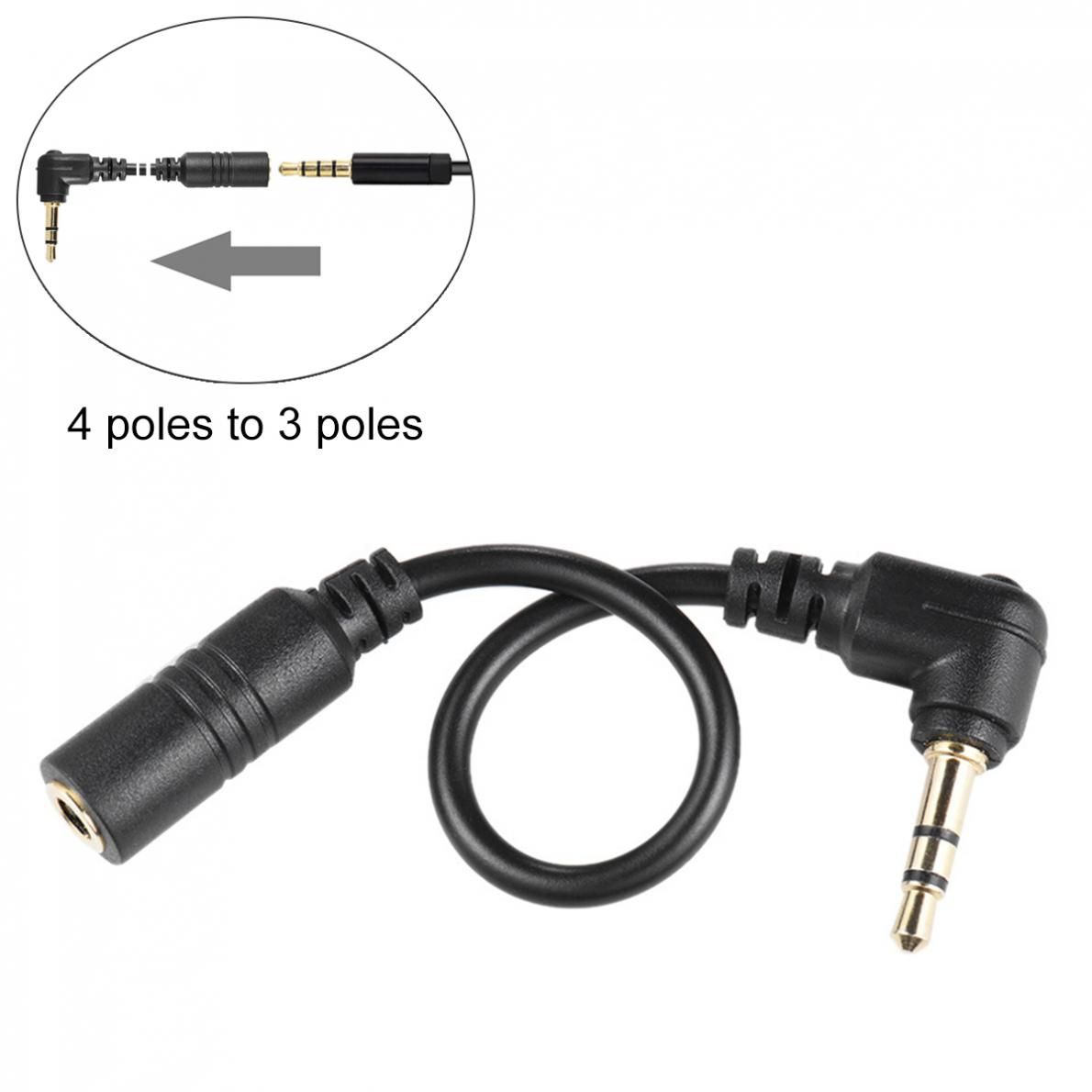 3.5mm Male To Female Microphone Adapter Converter Stereo