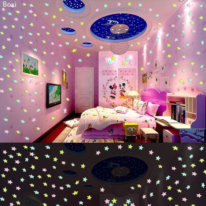 Wall Art Stickers/Glow In The Dark (100pcs)
