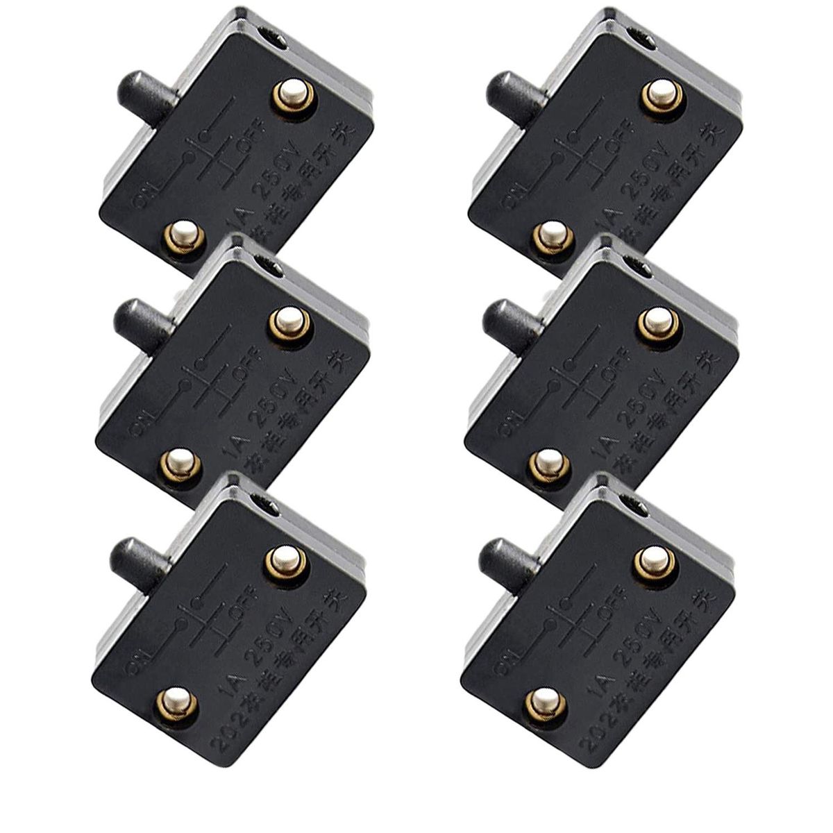 6Pcs Door Led Switch for Closet Light,Normally Closed
