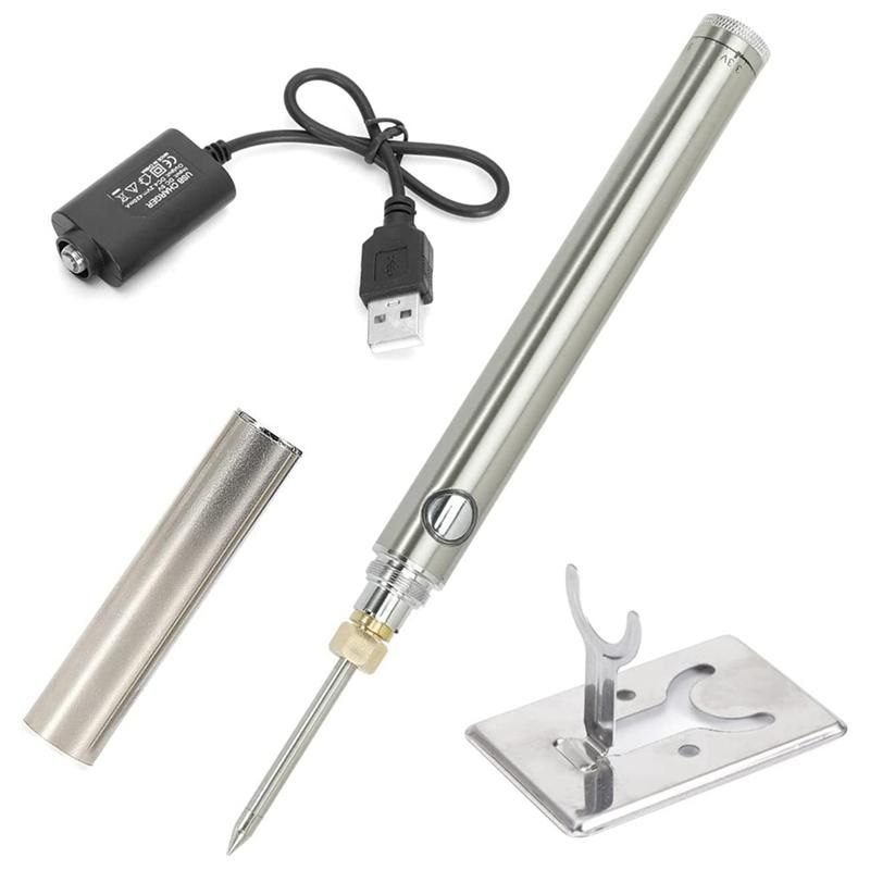 Portable Cordless Soldering Iron USB Rechargeable, Solder Pe
