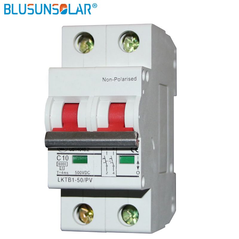 500V Circuit Breaker 2P25a 32a 40a 50a 63a DC Breaker