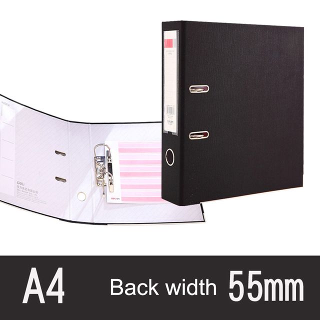 A4 Metal Ring Binder Folder Clipbar Lever Arch Fil