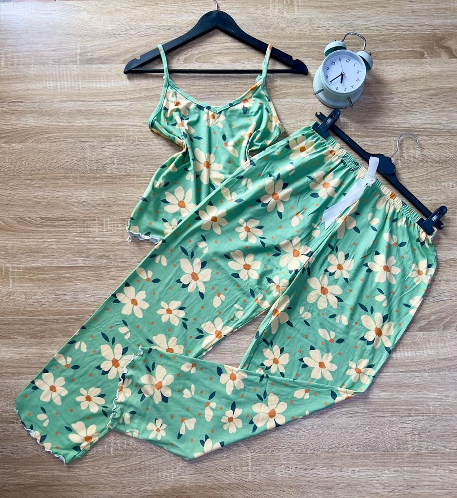 Sexy Nightwear For Ladies-Top And Trouser