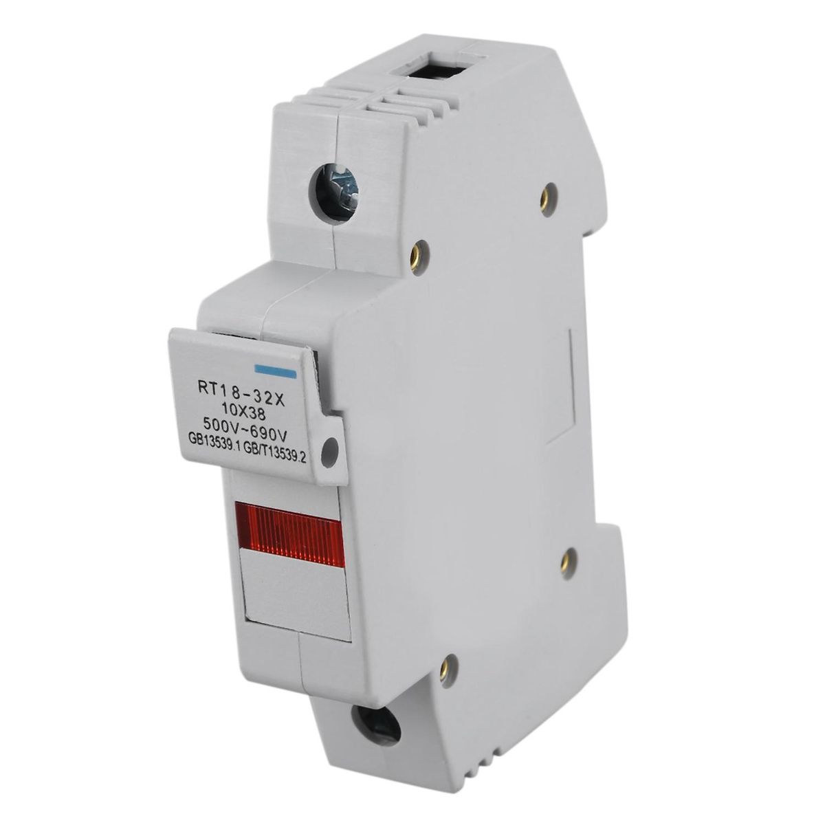RT18-32X AC 380V 32A 1 Pole 10x38mm DIN Rail Mount Fuse