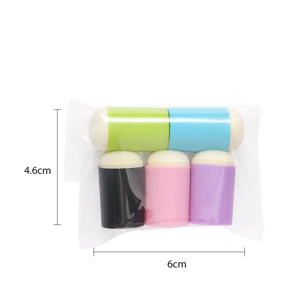 DIY Sponge Finger Painting Art Finger Sponge Daubers DIY