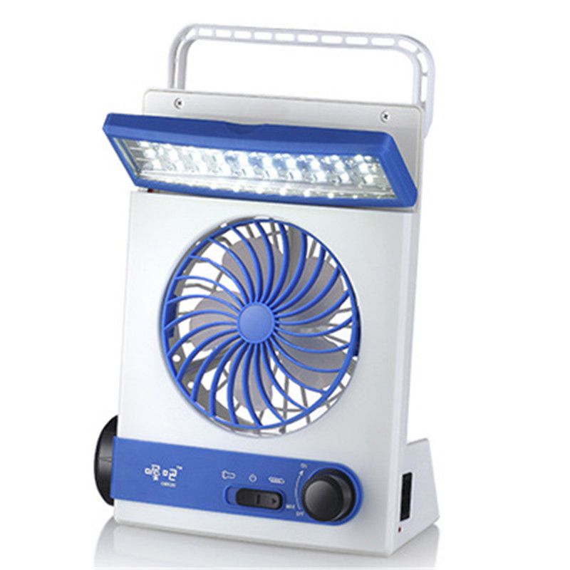 Multifunctional Outdoor Solar Fan 1100mah Summer Cooling