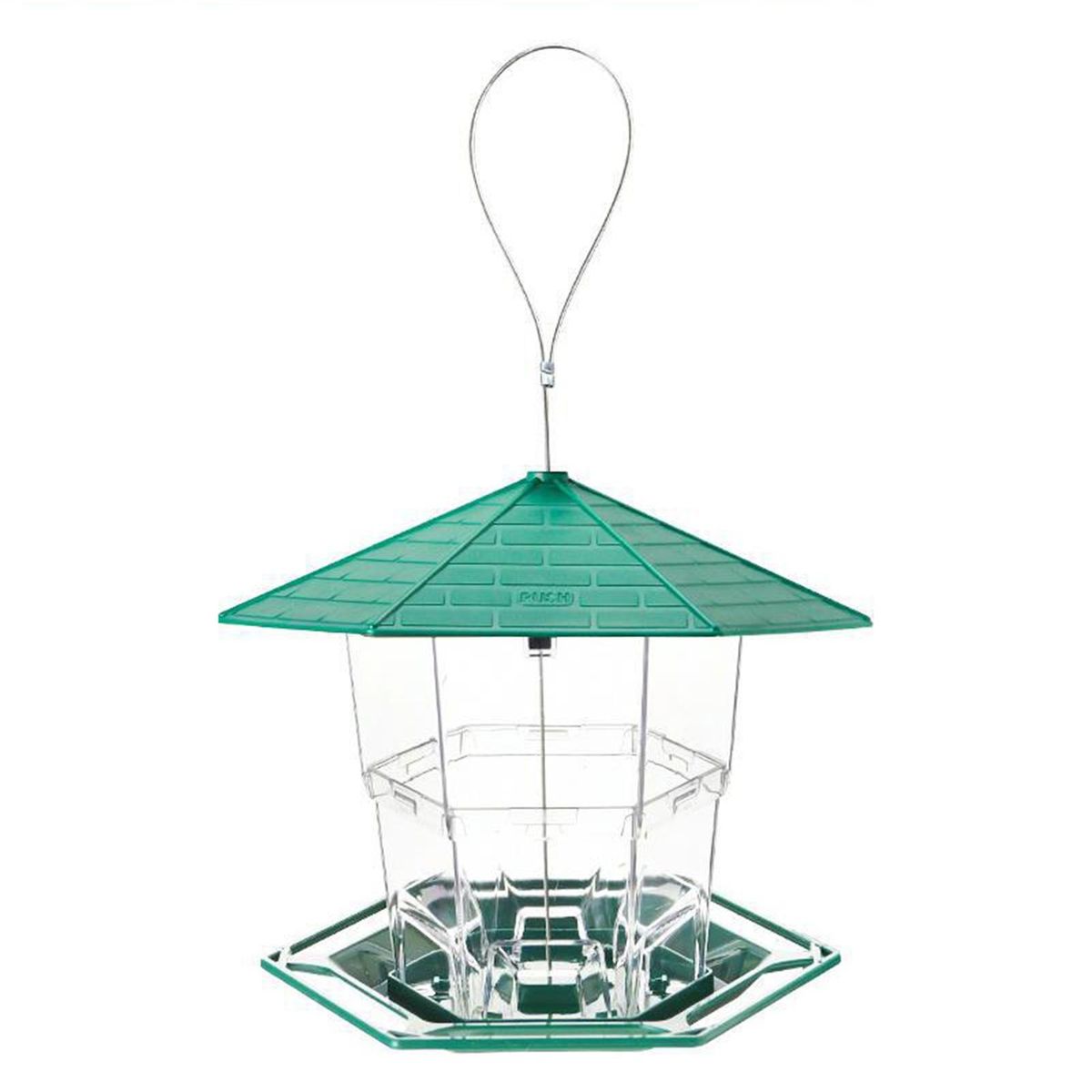 Bird Food Feeder Hanging Hummingbird Food Holder Green