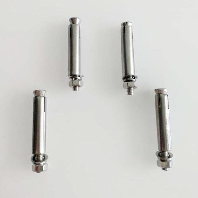 4Pcs Stainless Steel M6  Nut Sleeve Anchor Expansion  Screw