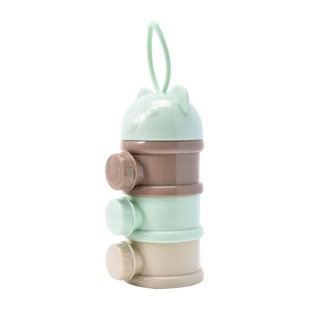 Milk  Box Formula Dispenser Baby Snacks Container  Layers