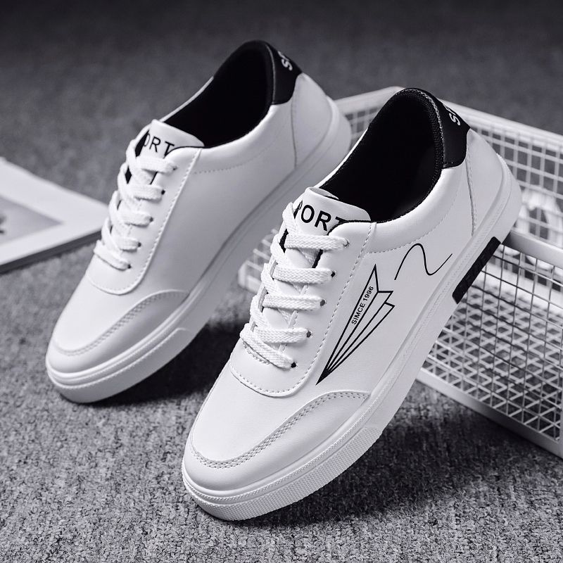 2021 Mens Casual Board Shoes Running Sneakers - White