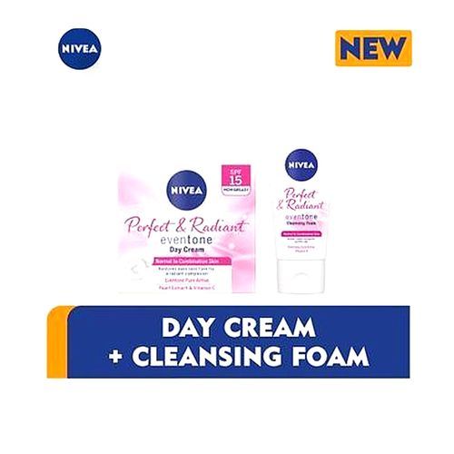 Perfect & Radiant EvenTone Day Cream And Face Cleansing Foam For Women