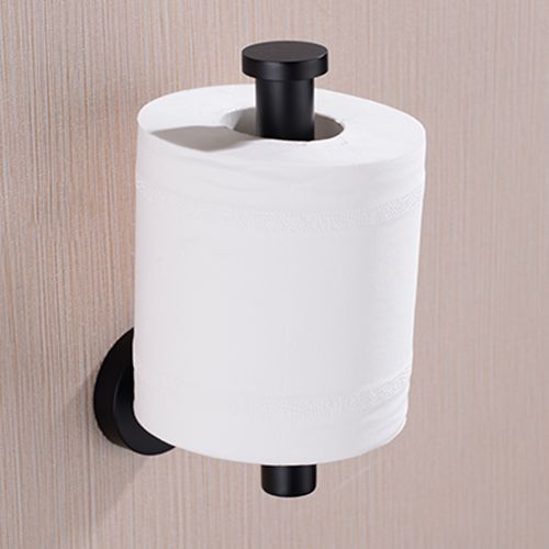 Bathroom Hardware Set Black Robe Hook Towel Rail Bar Rock Bar Shelf Tissue Paper Holder Bathroom Accessories.