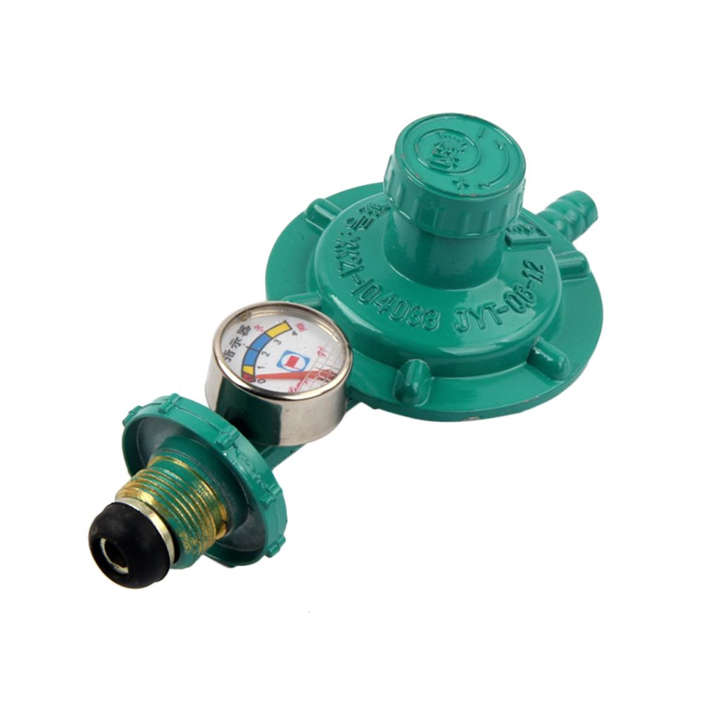 Propane Gas Regulator With Pressure Gauge Manometer Level Gauge For BBQ Cookers Caravan Plumber Pressure Reducing Valve Table