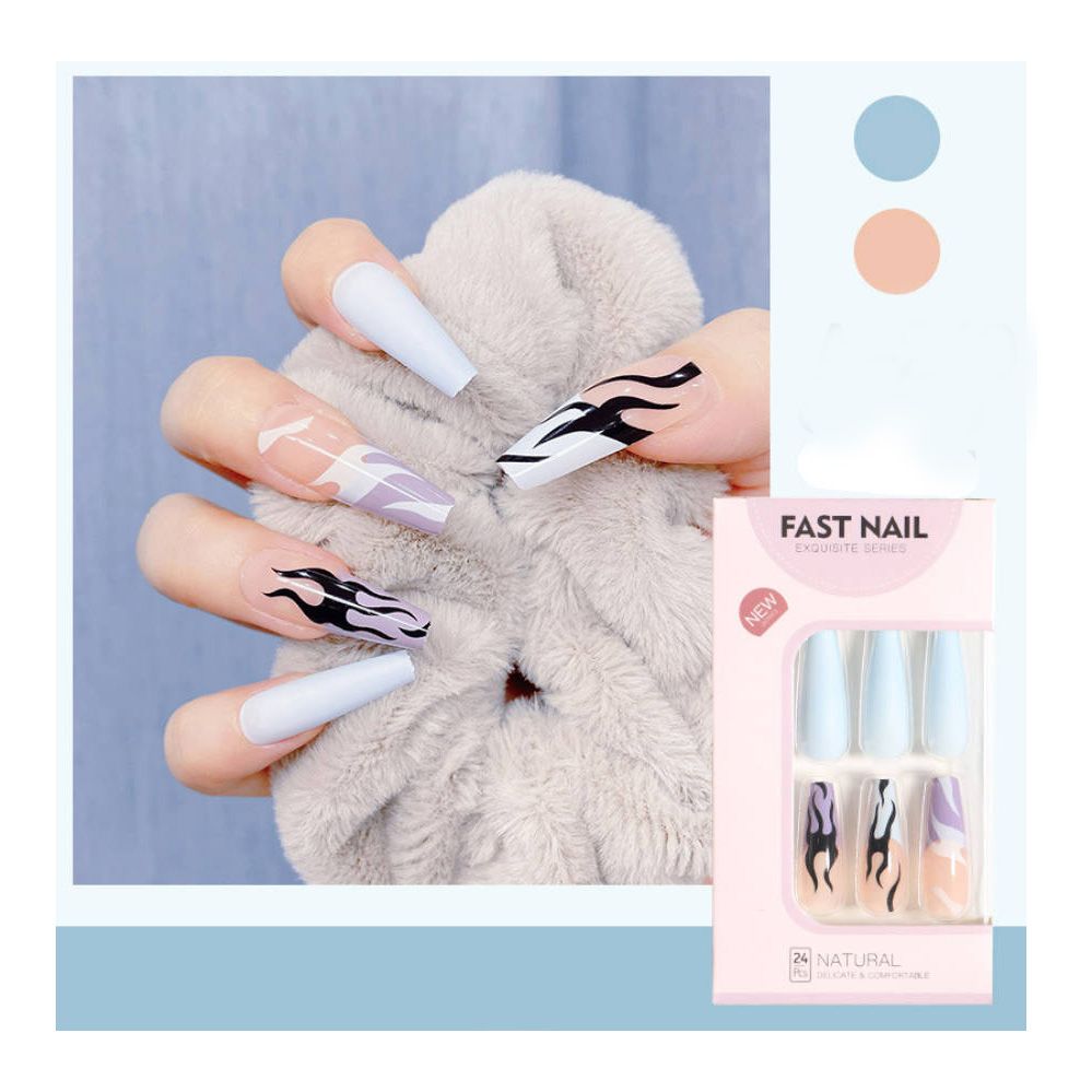 Premium Nail Art 24pcs/set Women's Fake Nails