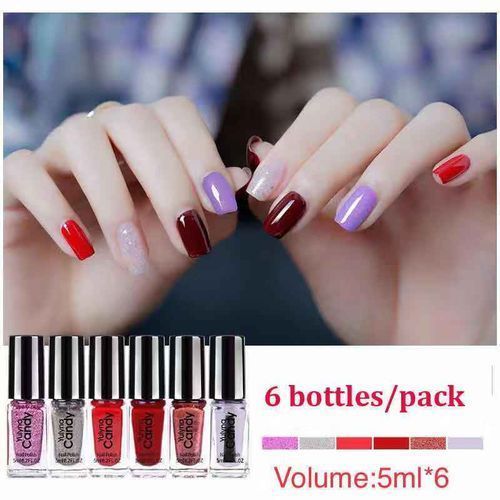 6 In 1 Nail Polish Set
