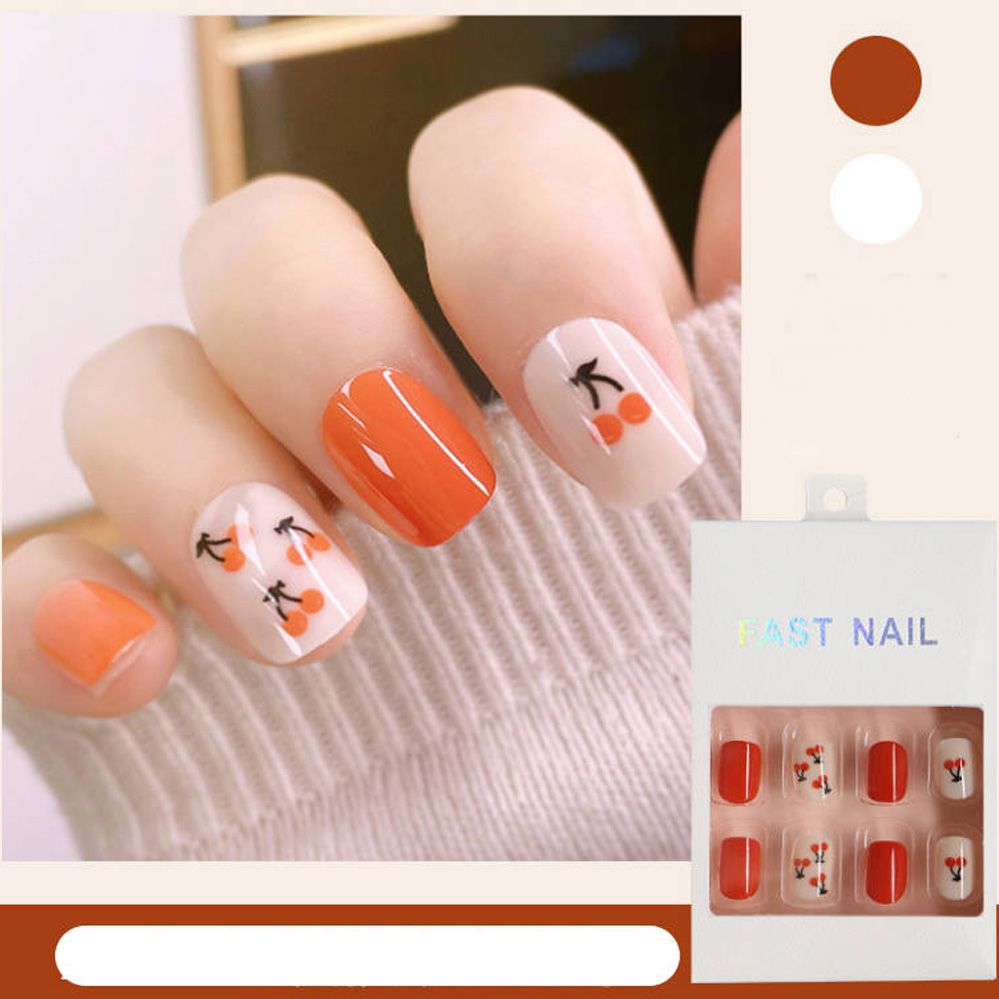 Premium Nail Art 24pcs/set Women's Fake Nails Press On Nails