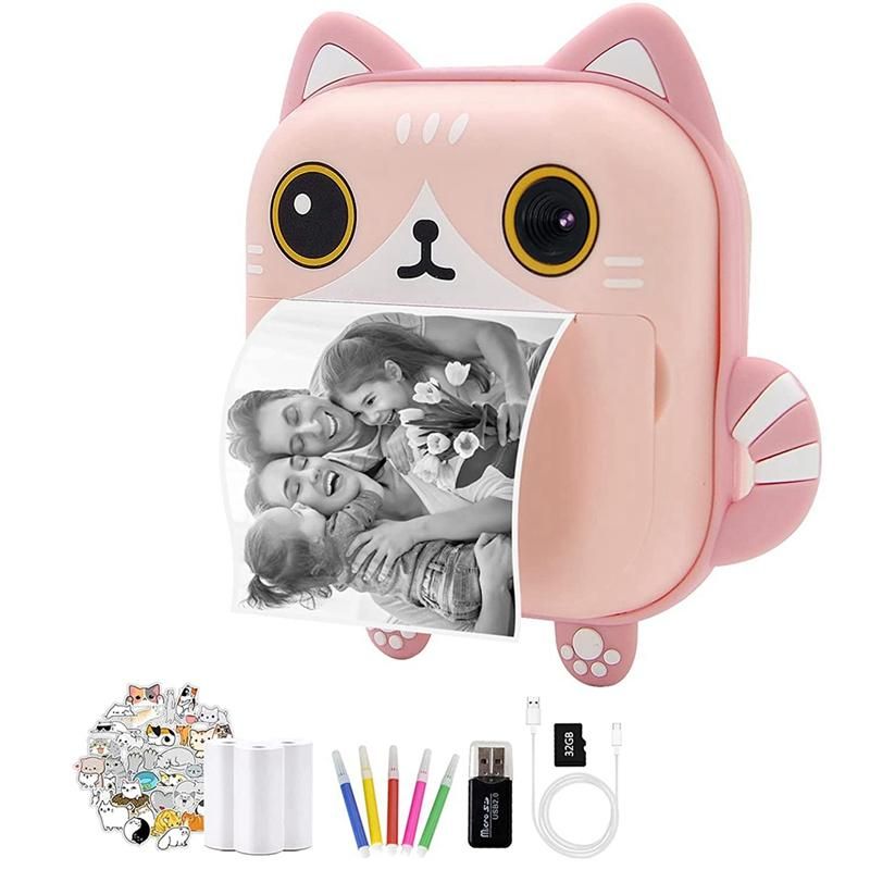 Instant Print Camera ,Zero Ink with Print Pape