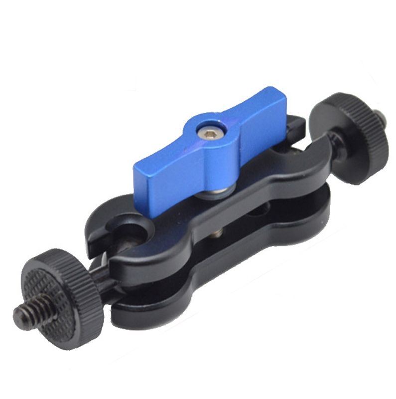MA-100B Blue YJ Magic Arm Bracket Mount 1/4 Inch Ball Head Magic Arm