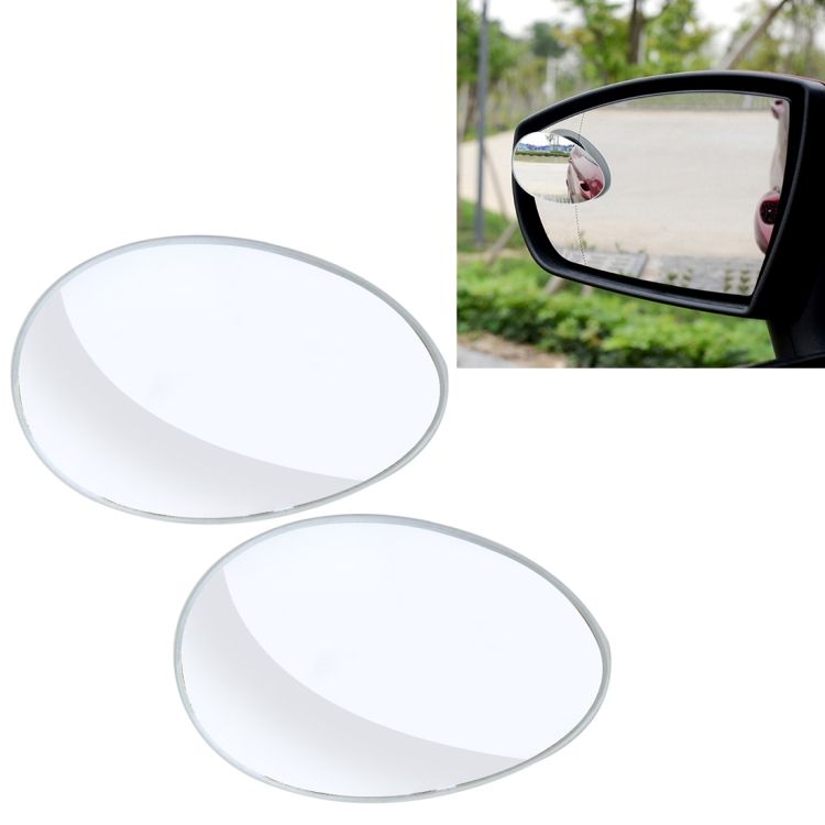 3R-055 2 PCS Car Blind Spot Rear View Wide Angle Mirror